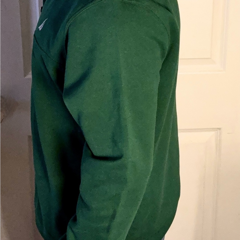 Nautica Men's Teal Zip-Up Sweater - Picture 4 of 4
